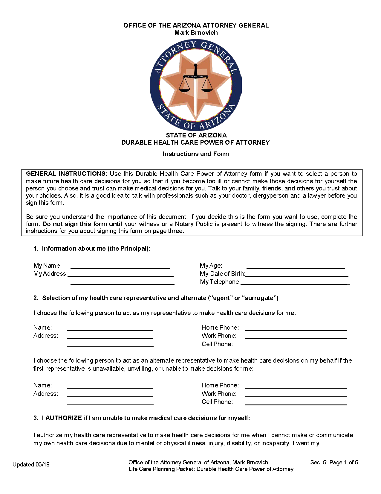 arizona-durable-power-of-attorney-form-free-printable-legal-forms