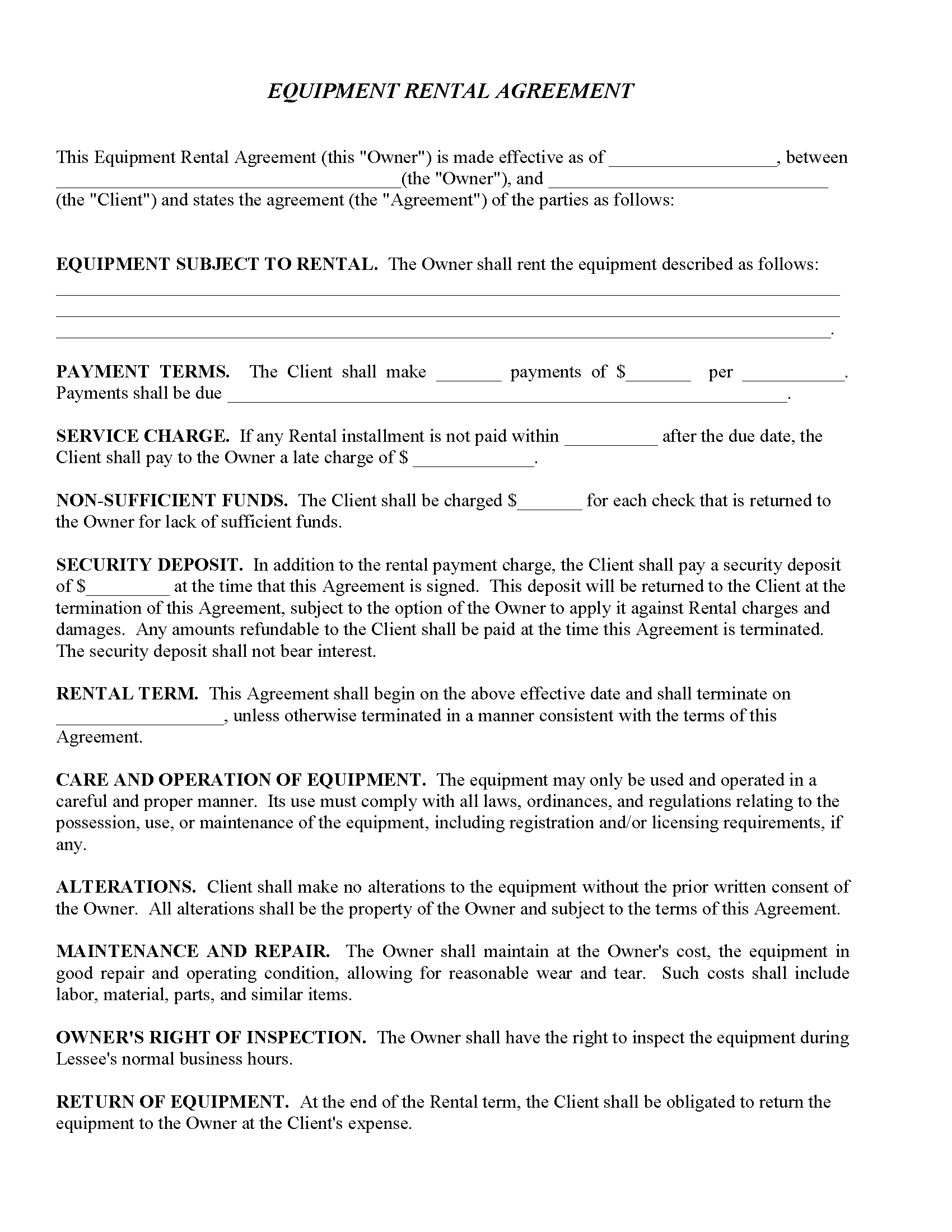 rental lease forms archives page 3 of 3 free printable legal forms