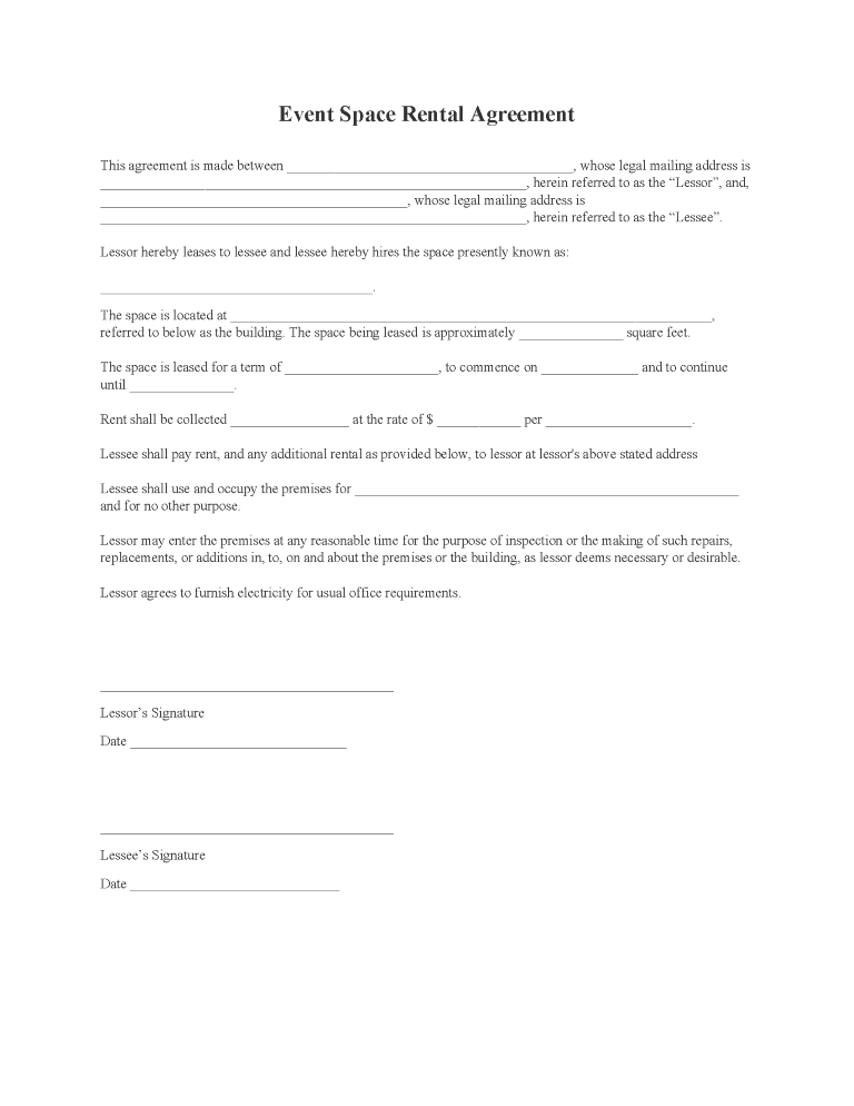 Event Booth Rental Agreement Form Event Booth Rental Agreement Form