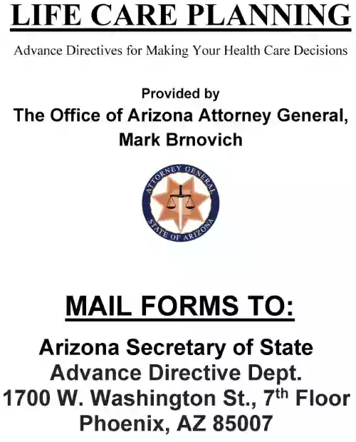 Arizona Advance Healthcare Directive Word