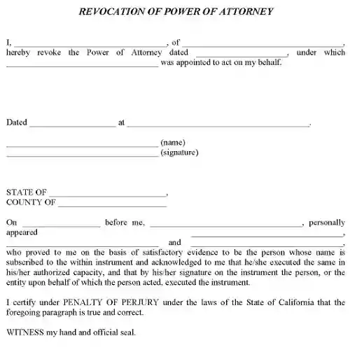 Revocation of Advance Directive