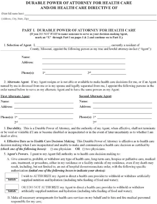 Medical Power of Attorney PDF